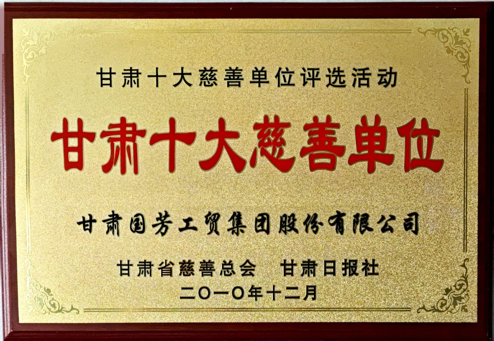 2010年，甘肃省十大慈善单位.jpg